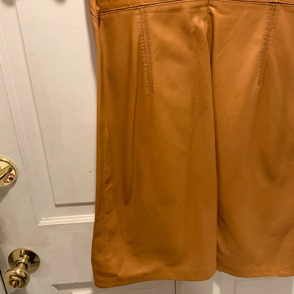 Stills~ Genuine Leather Dress - Picture 12 of 16